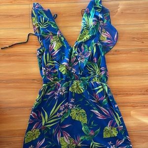 Open back floral dress